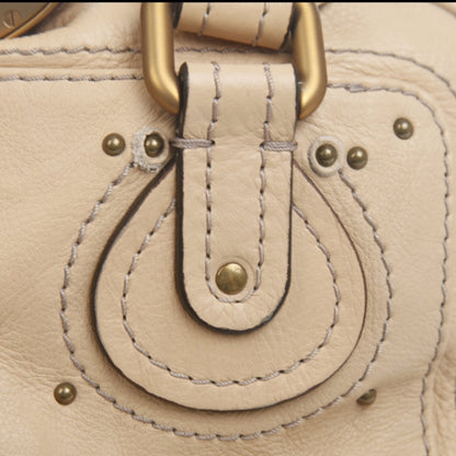 Chloe Leather Paddington Tote Beige 7 of 14