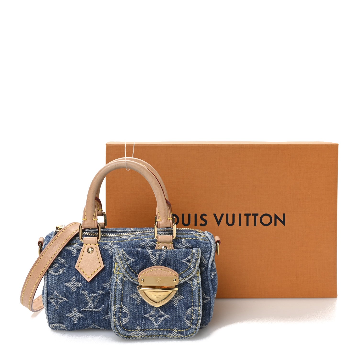 Louis Vuitton Monogram Denim Nano Speedy Blue 1748094 – FASHIONPHILE