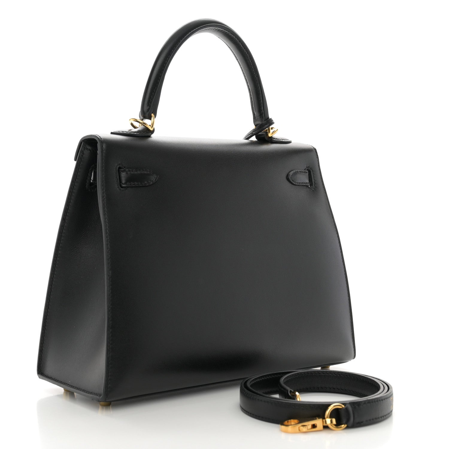 Hermes Tadelakt Kelly Sellier 25 Black 3 of 12