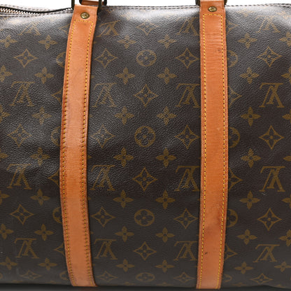 Louis Vuitton Monogram Keepall Bandouliere 50 10 of 13