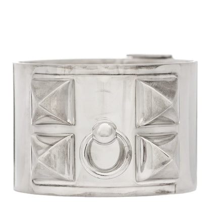 Hermes Sterling Silver Collier De Chien Bracelet LG 1 of 3