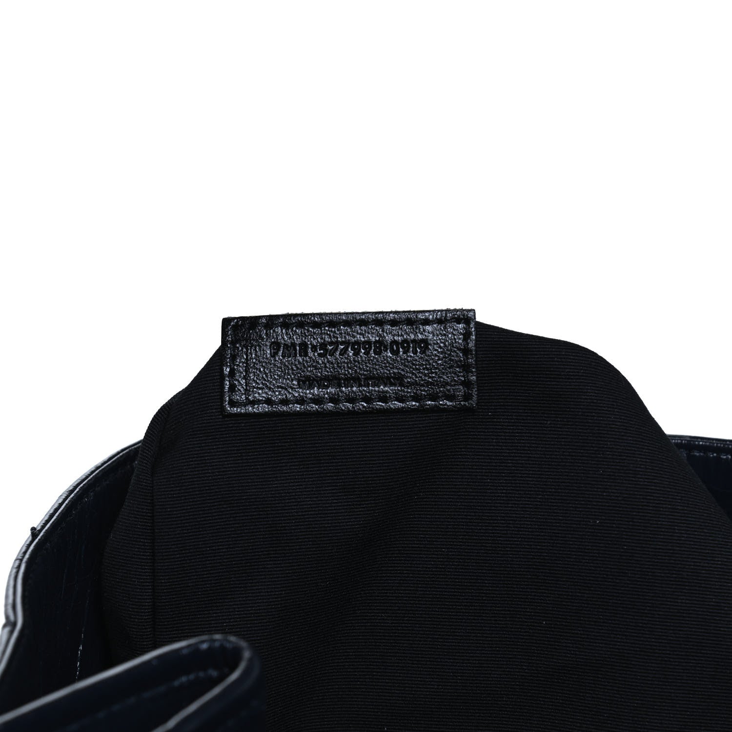 Saint Laurent Crinkled Calfskin Matelasse Monogram Niki Shoulder Bag Deep Marine 7 of 13