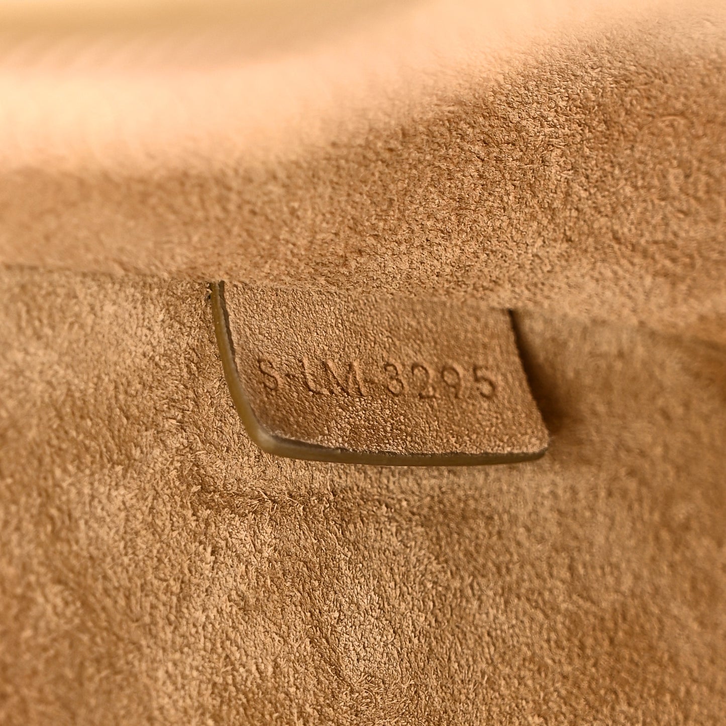 Suede Calfskin Large Lulu Shoulder Bag Beige