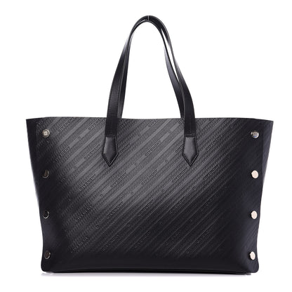 Givenchy Calfskin Chain Embossed Medium Bond Shopper Tote Black 1 of 10