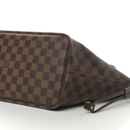 Louis Vuitton Damier Ebene Neo Neverfull MM Rose Ballerine 10 of 10
