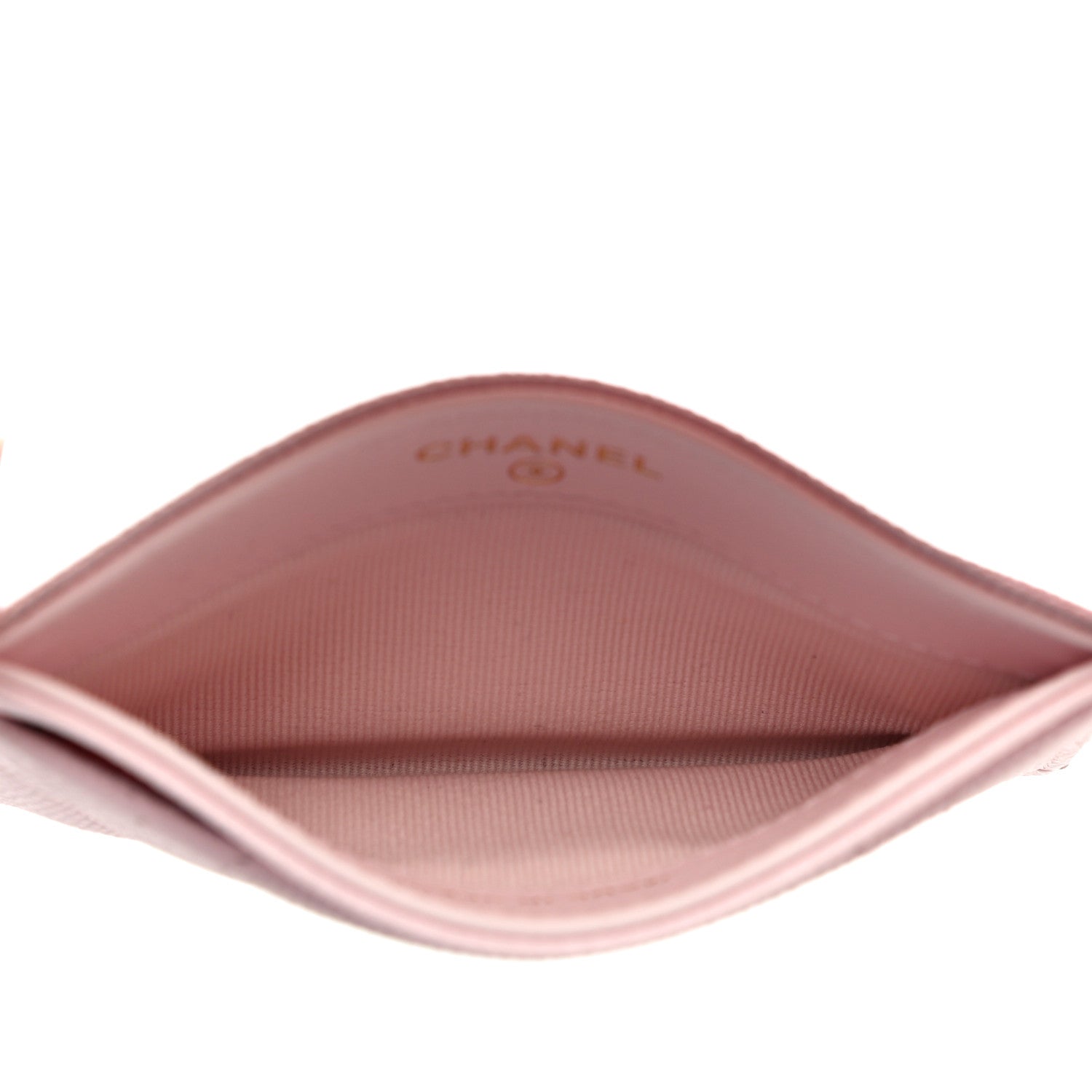 Chanel Caviar Quilted Card Holder Pink 5 of 12