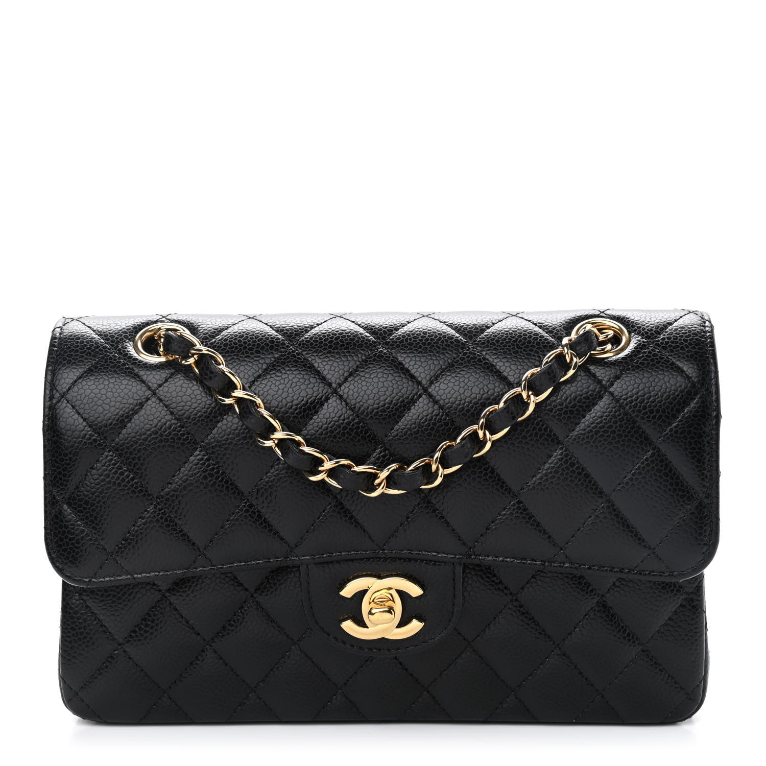 Chanel Caviar Quilted Small Double Flap Black 1 of 9