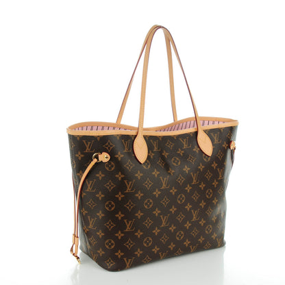 Louis Vuitton Monogram Neverfull MM Rose Ballerine 3 of 8