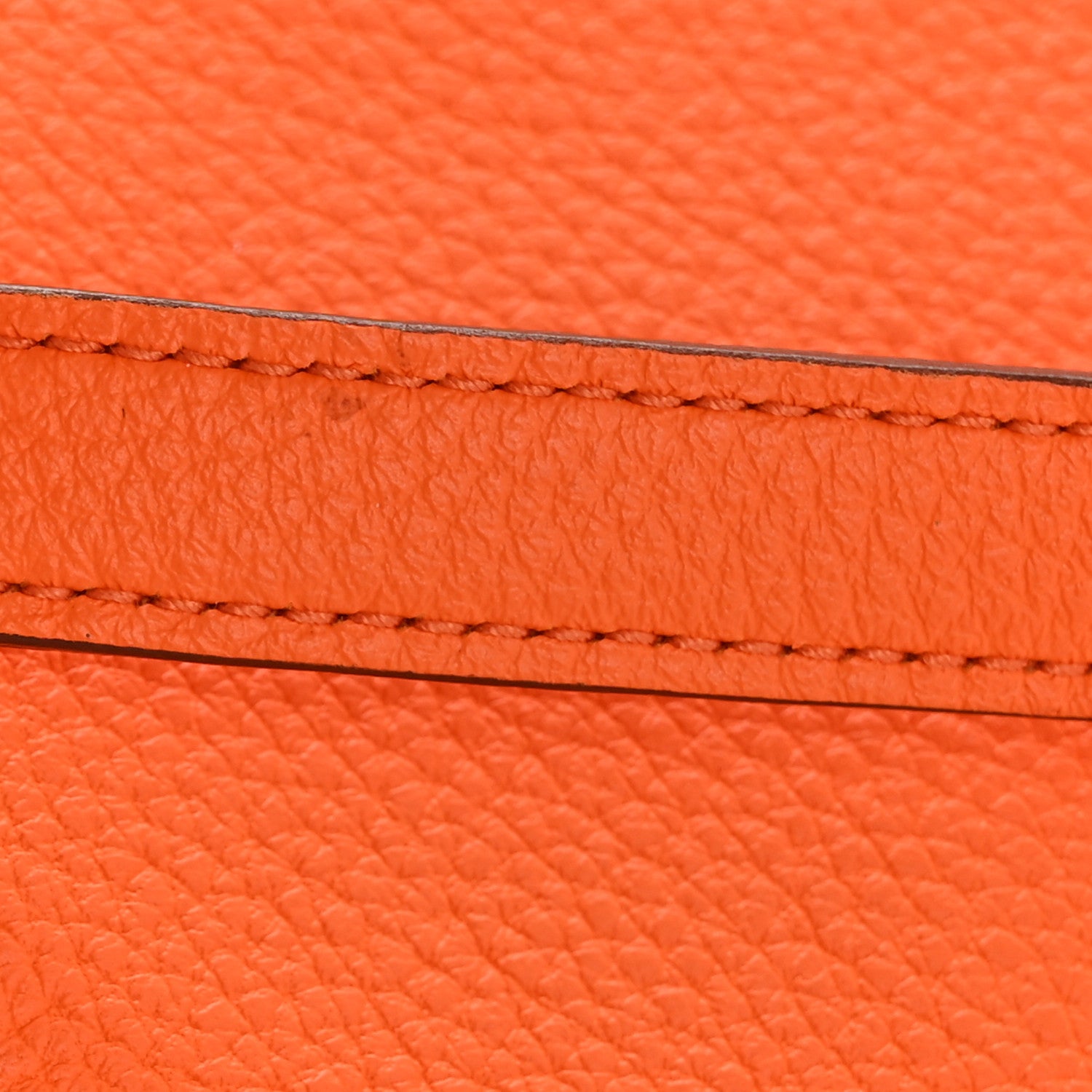 Hermes Togo Kelly Retourne 25 Orange Minium 12 of 14
