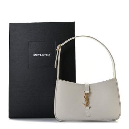 Saint Laurent Smooth Calfskin Le 5 A 7 Hobo Blanc Vintage 12 of 12