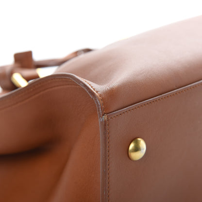 Saint Laurent Calfskin Small Classic Y Cabas Cognac 9 of 20