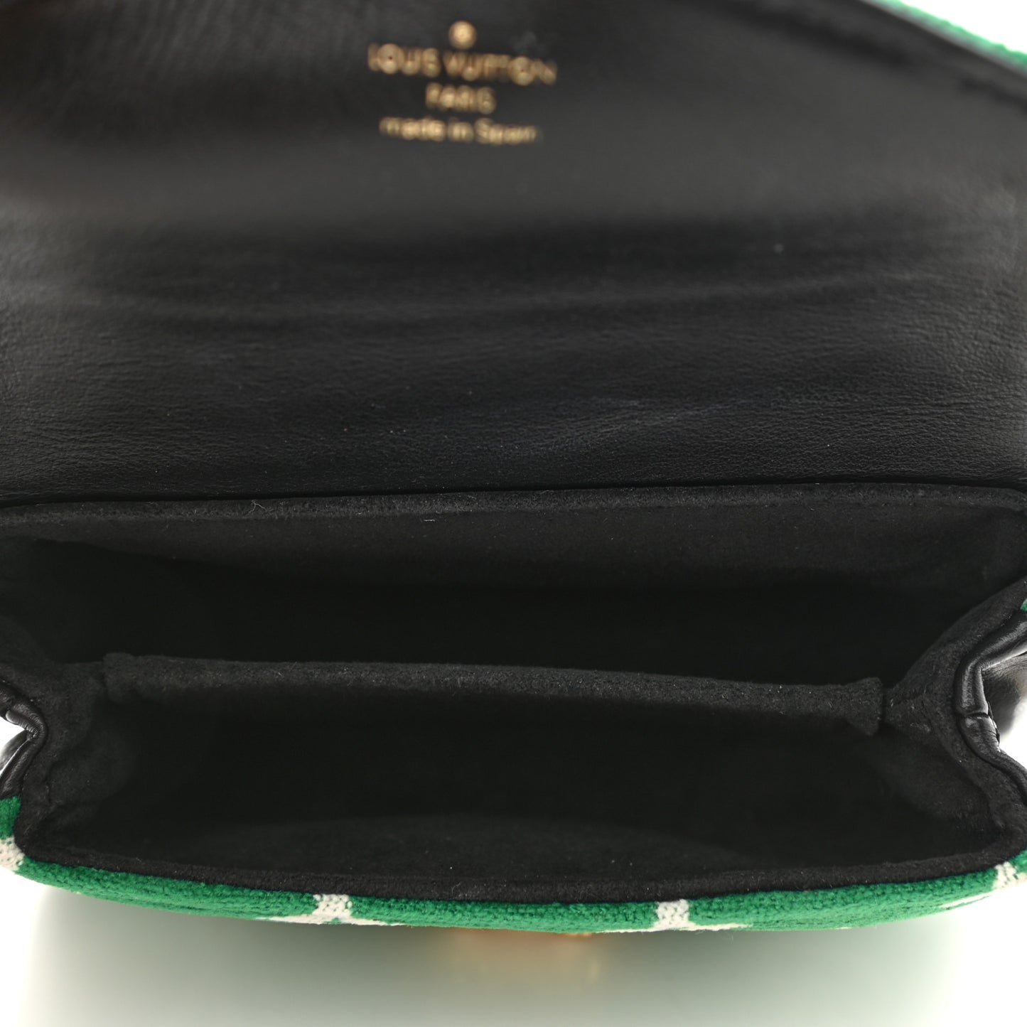 Monogram Jacquard Velvet Micro Metis Green