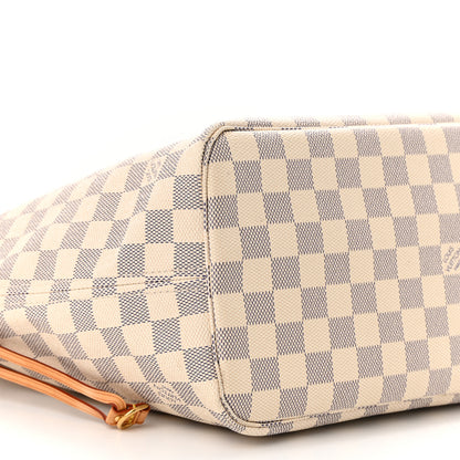 Louis Vuitton Damier Azur Neo Neverfull MM Rose Ballerine 8 of 11