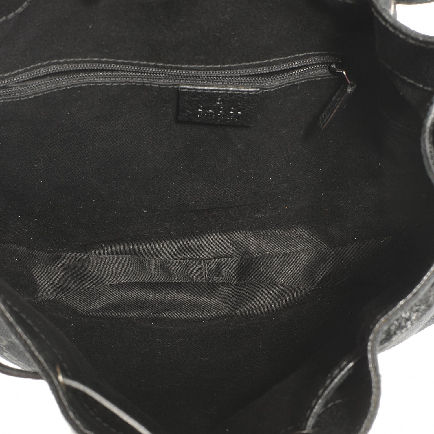 Gucci Monogram Drawstring Hobo Black 5 of 7