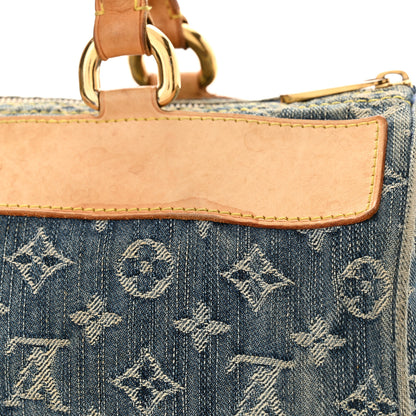 Louis Vuitton Monogram Denim Neo Speedy Blue 17 of 18