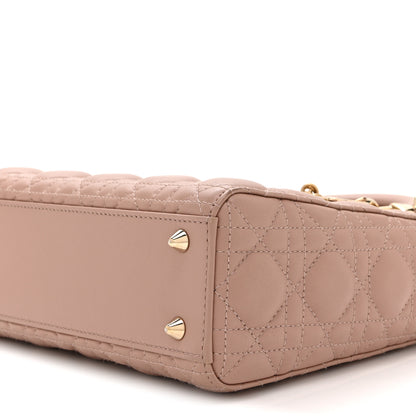 Christian Dior Lambskin Cannage Small My ABCDior Lady Dior Fard 10 of 10