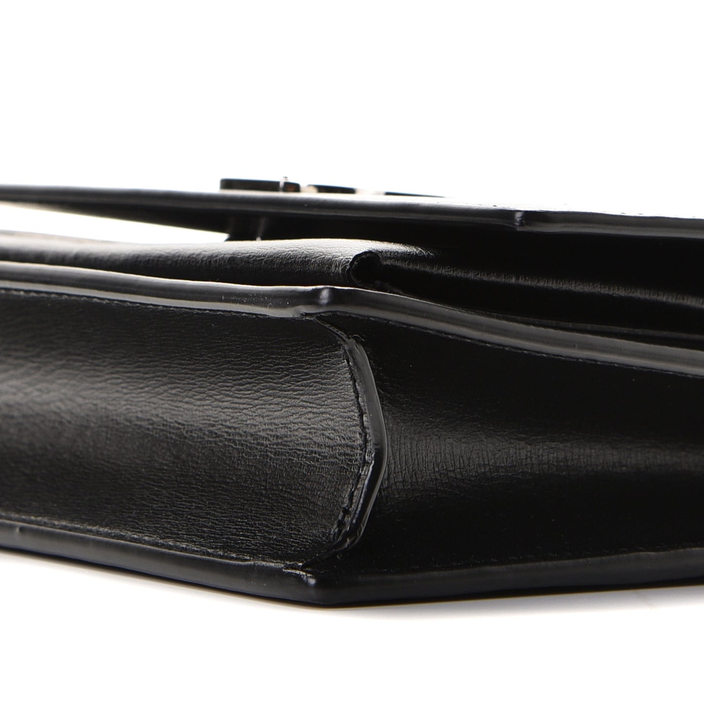 Calfskin Monogram Sunset Chain Wallet Black