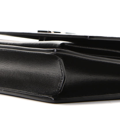Saint Laurent Calfskin Monogram Sunset Chain Wallet Black 7 of 8