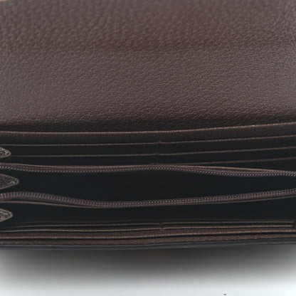 Gucci GG Supreme Monogram Web Ophidia Continental Wallet Brown 5 of 7