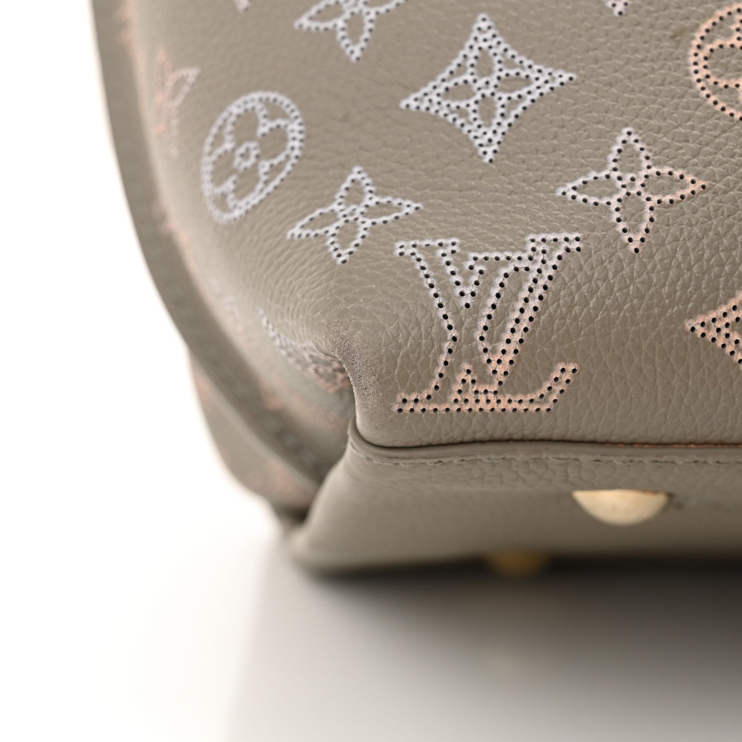 Louis Vuitton Reverse Mahina Carmel Hobo Gray 11 of 11