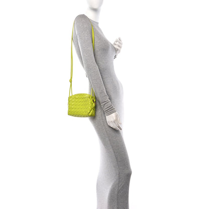 Bottega Veneta Nappa Intrecciato Mini Loop Camera Bag Acid Kiwi 2 of 10