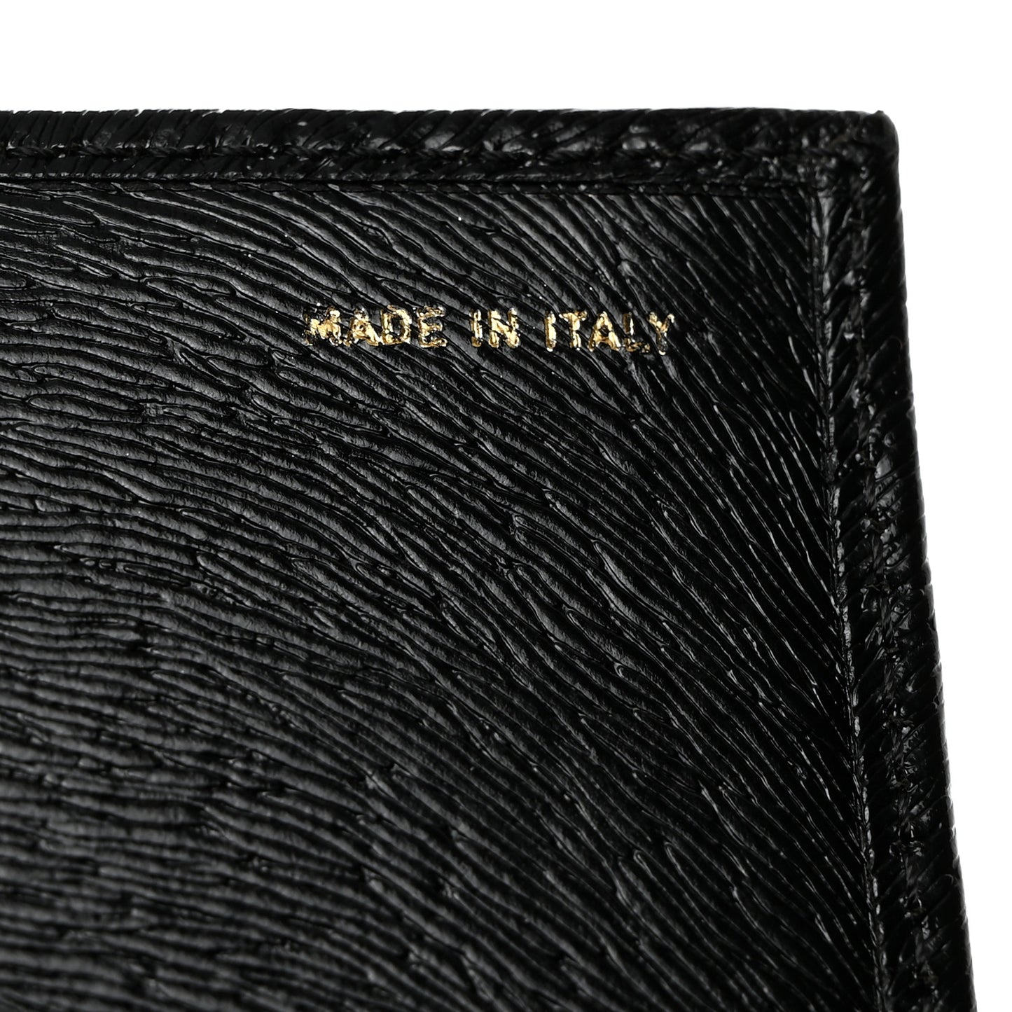 Shiny Calfskin Continental Wallet Black