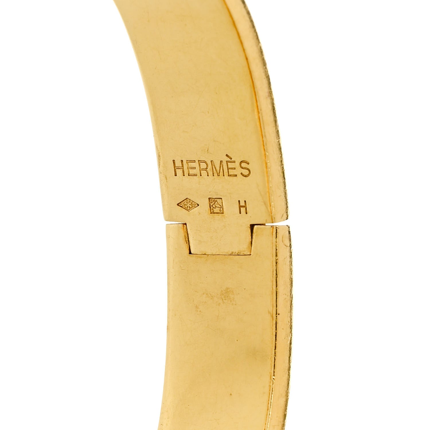 Hermes Enamel Narrow Clic Clac H Bracelet PM Lilas 4 of 4