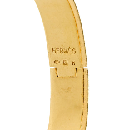 Hermes Enamel Narrow Clic Clac H Bracelet PM Lilas 4 of 4