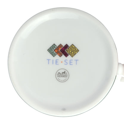 Hermes Porcelain Tie Set Mug Set of 3 5 of 8