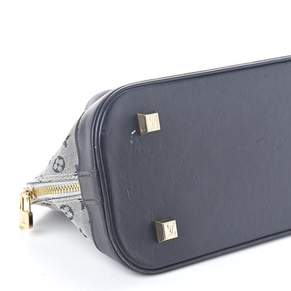 Louis Vuitton Mini Monogram Alma Long Blue 8 of 9