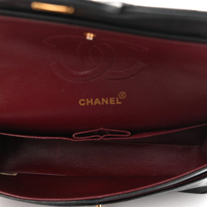 Chanel Lambskin Quilted Medium Double Flap Black 5 of 19