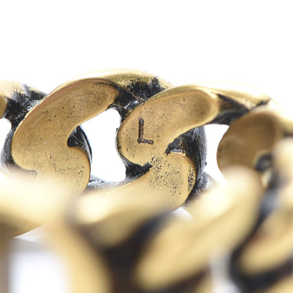 Christian Dior Metal Montaigne 30 Chain Ring Antique Gold 5 of 6