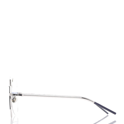 Christian Dior Split 1 Aviator Sunglasses Silver Blue 3 of 7