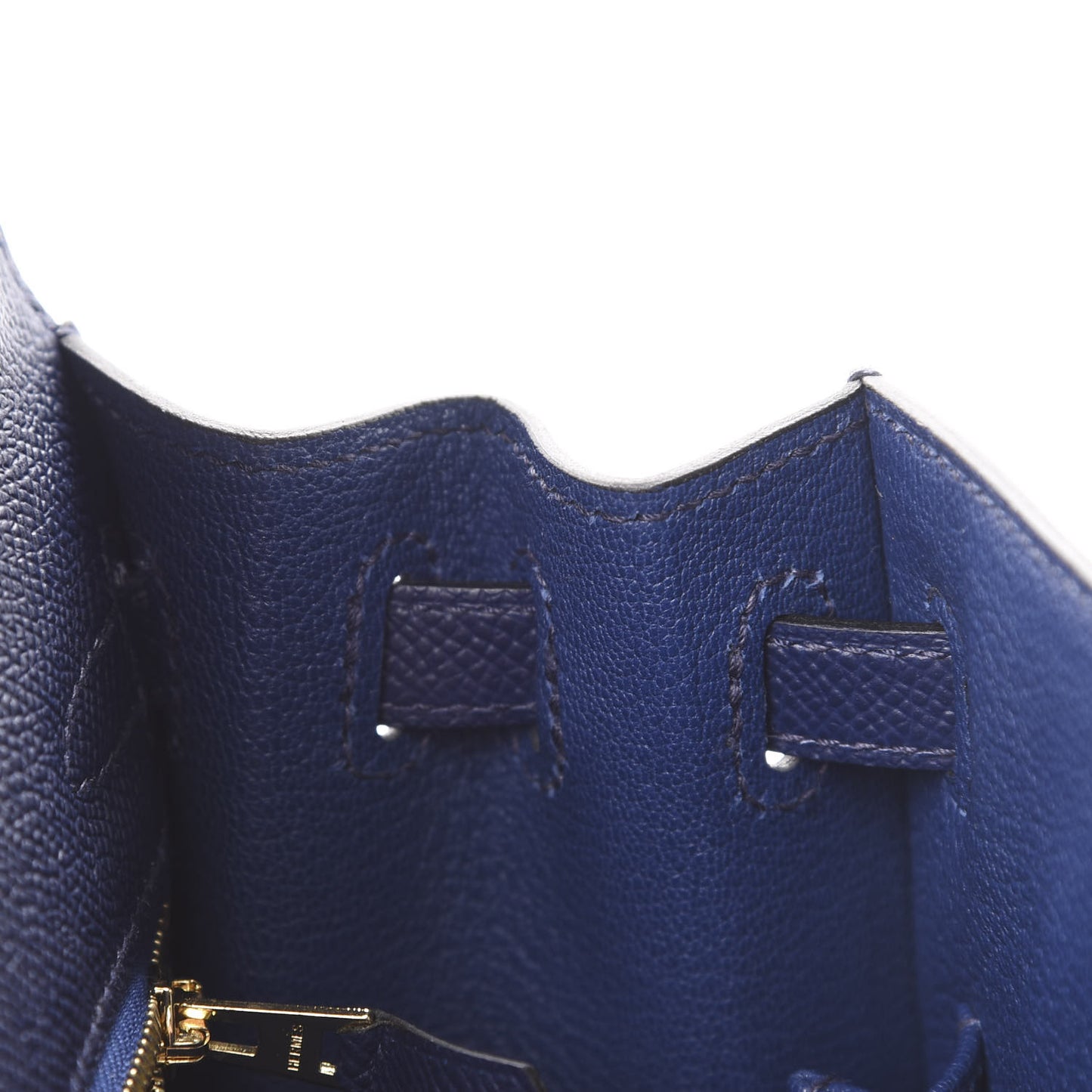 Epsom Kelly Sellier 25 Bleu Saphir