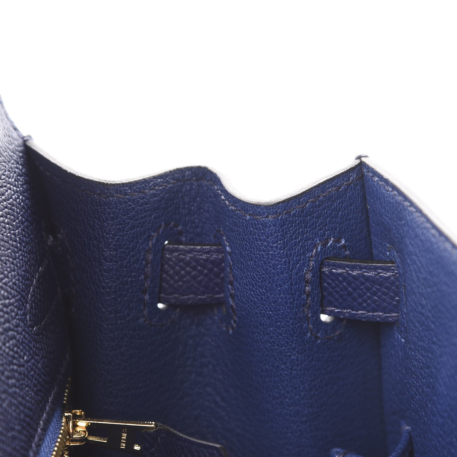 Hermes Epsom Kelly Sellier 25 Bleu Saphir 16 of 38