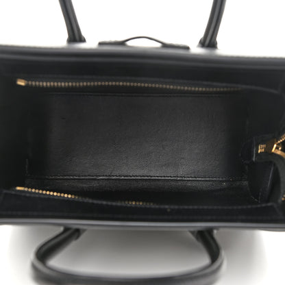 Celine Bullhide Calfskin Nubuck Nano Tri-Color Luggage Tawny 9 of 13