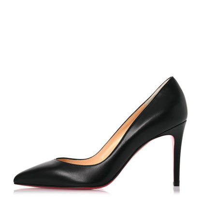 Christian Louboutin Shiny Nappa Pigalle Follies 85 Pumps 38 Black 1 of 9