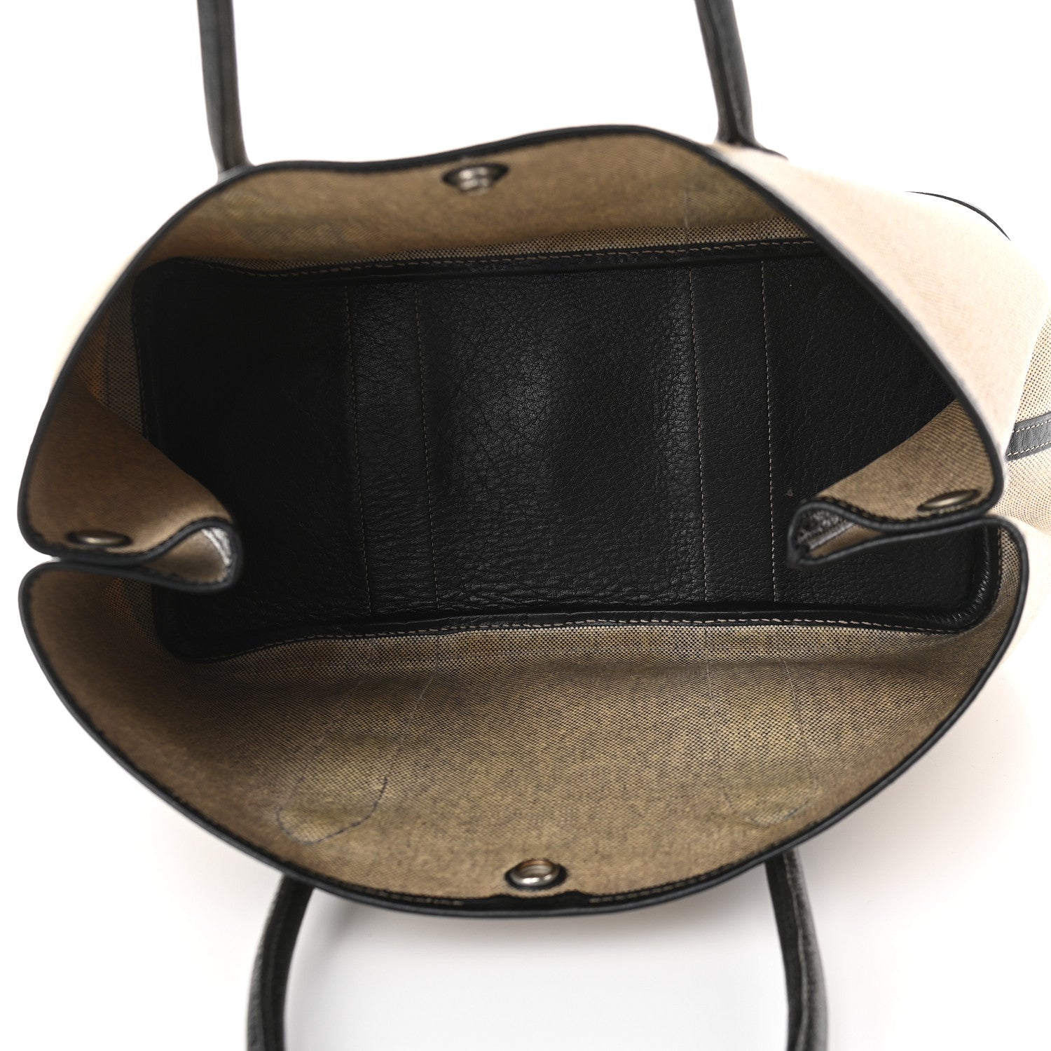 Hermes Toile Buffle Skipper Garden Party 36 MM Tote Black 5 of 8
