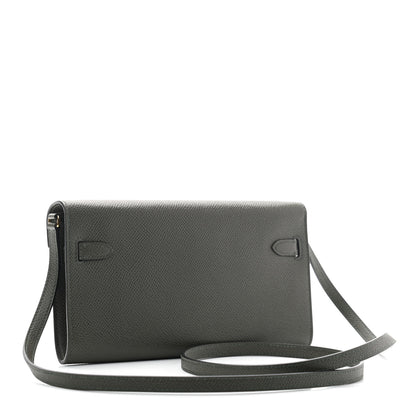 Hermes Epsom Kelly Wallet To Go Vert De Gris 3 of 8