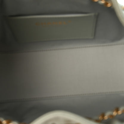 Chanel Caviar Quilted Mini Chanel 25 Handbag Light Green 5 of 10