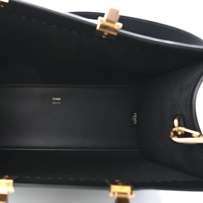 Fendi Vitello King Plexiglass Medium Fendi Sunshine Shopper Tote Black 5 of 10