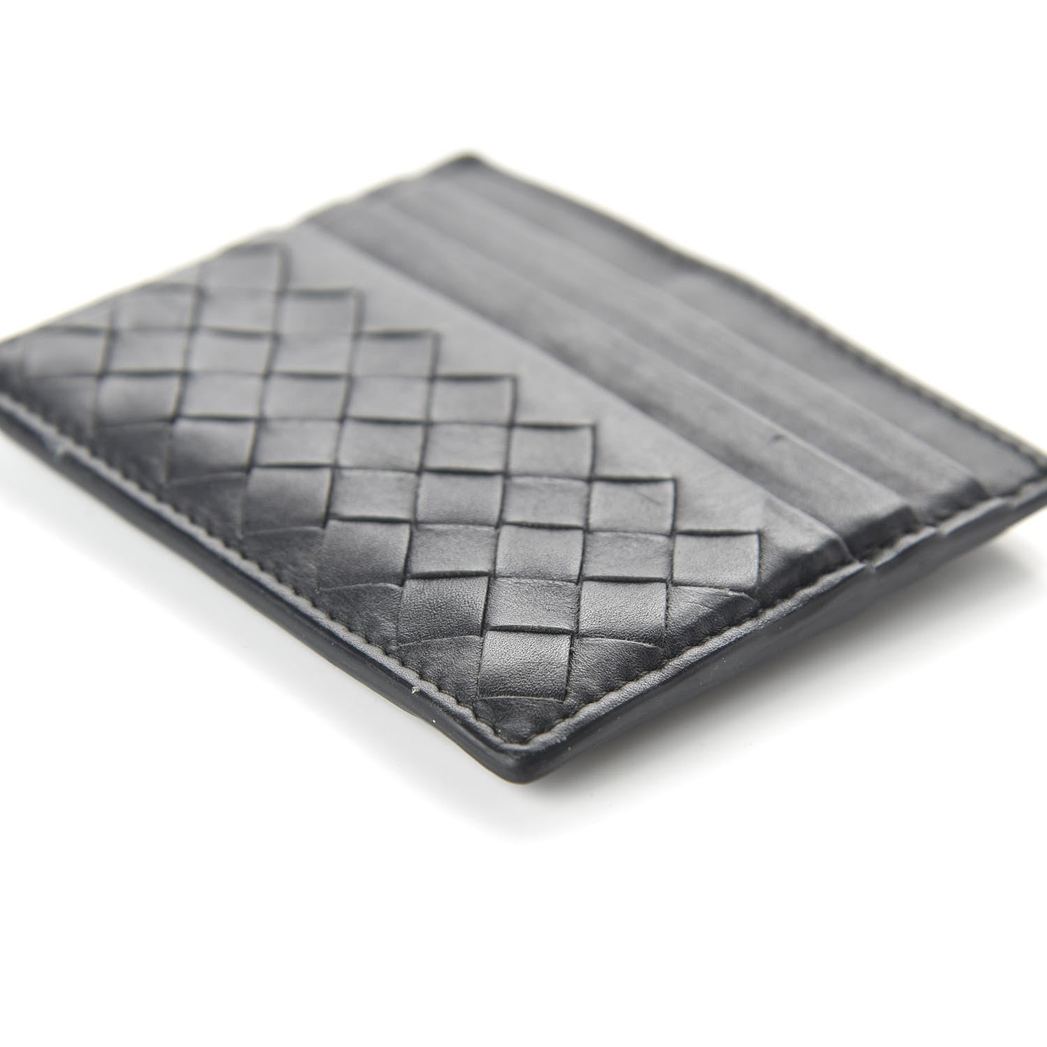 Bottega Veneta Nappa Intrecciato Card Holder Black 7 of 9
