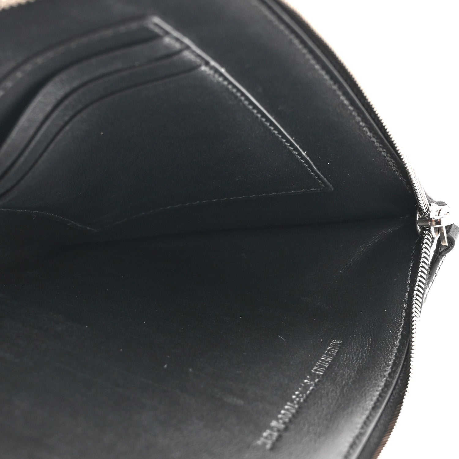 Balenciaga Textured Calfskin Passport Phone Holder Black 5 of 11
