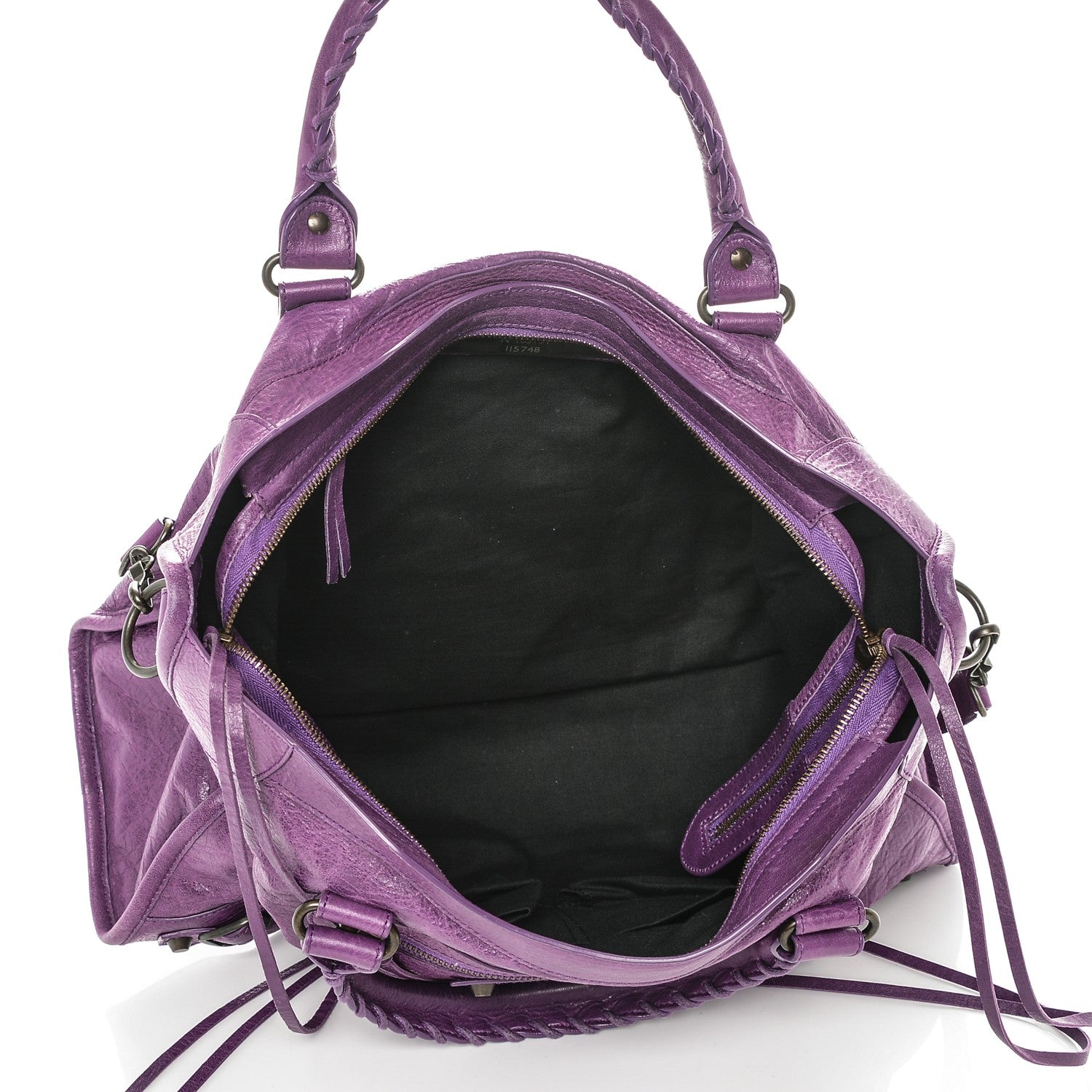 Balenciaga Agneau Classic Hardware City Ultraviolet 6 of 8