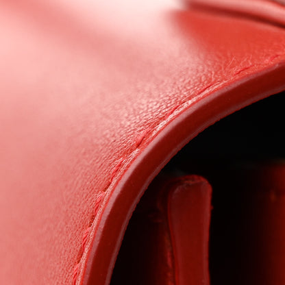 Delvaux Calfskin MM Tempete Satchel Scarlet Red 12 of 12