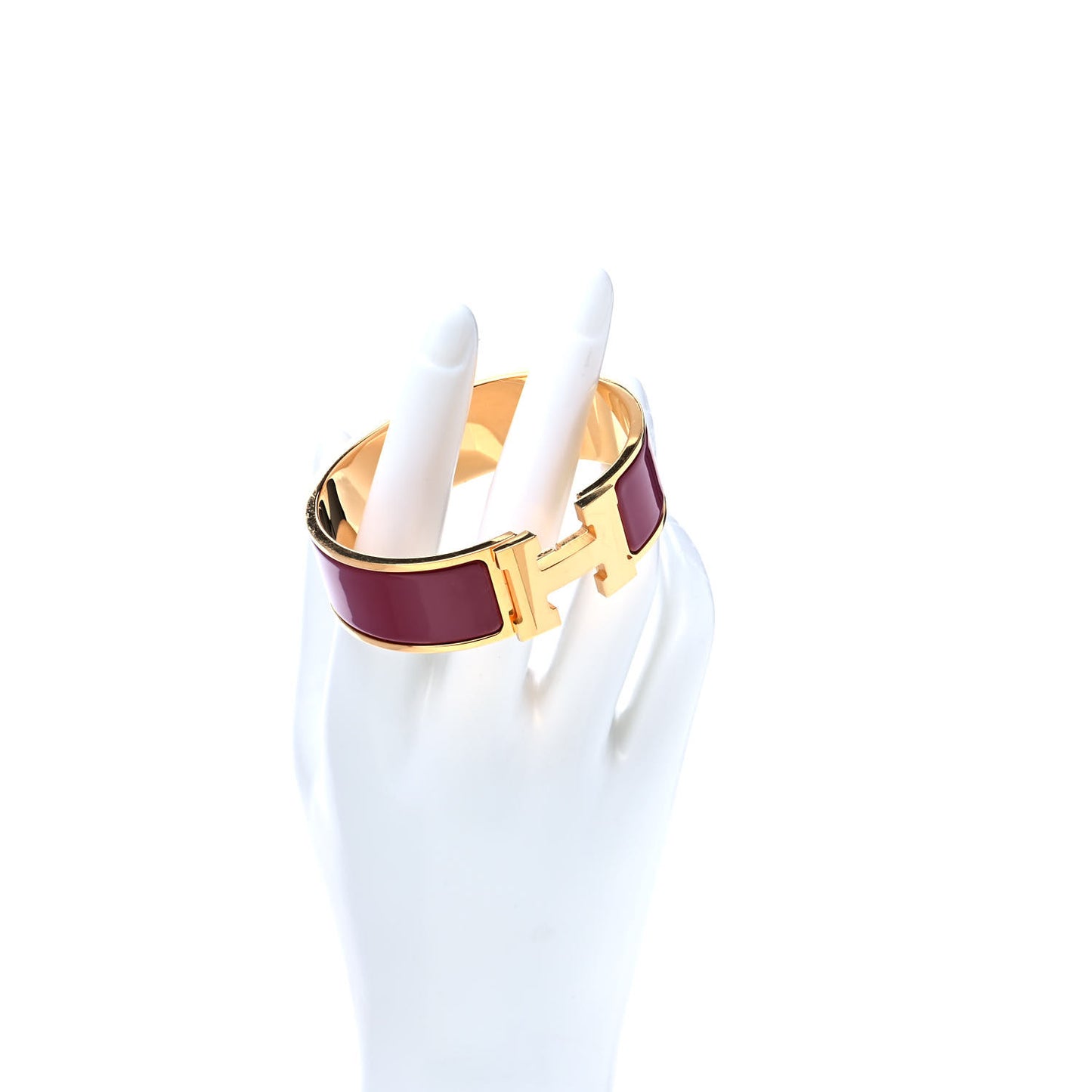 Enamel Wide Clic Clac H Bracelet PM Muscat