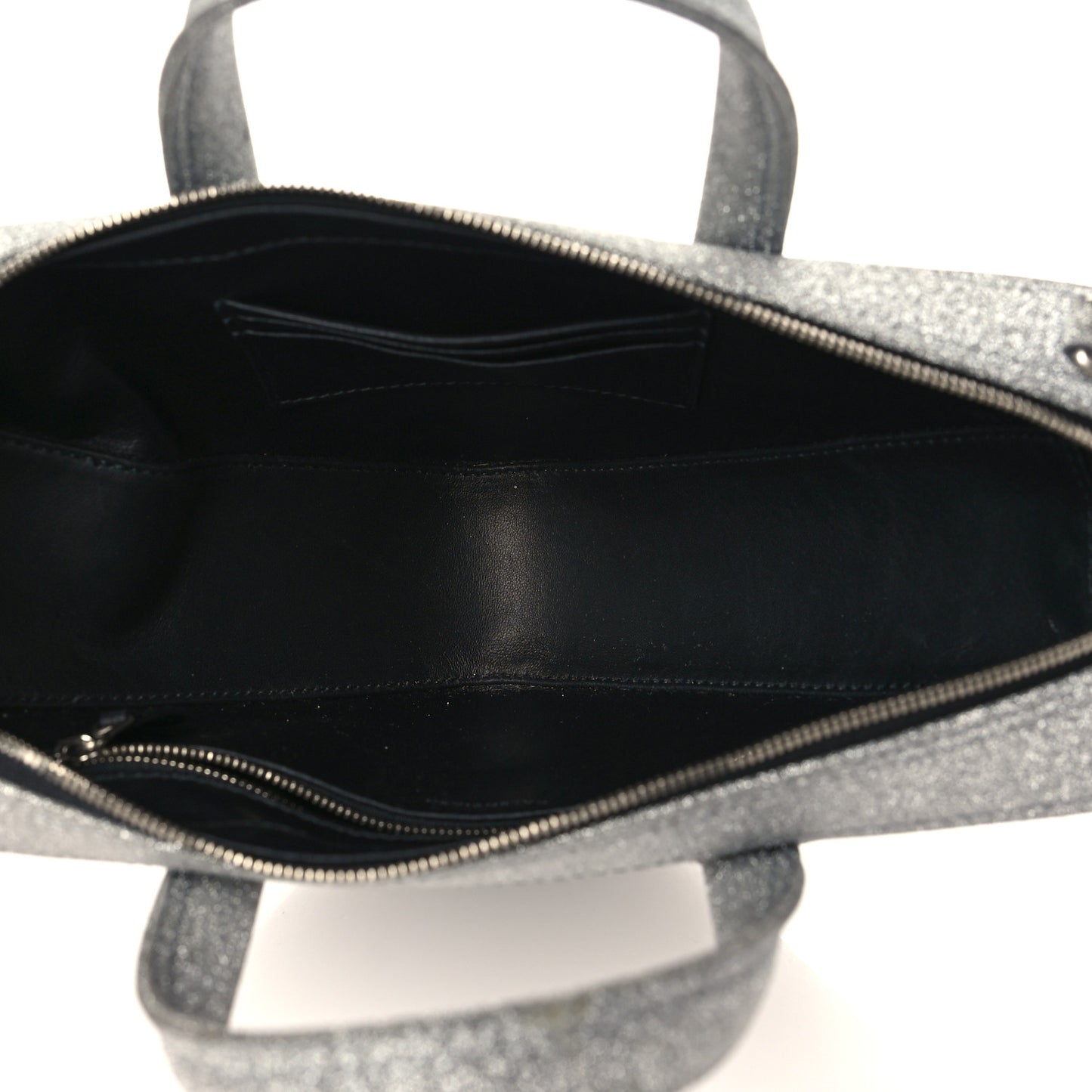 Glitter XS Triangle Duffle Argent Black