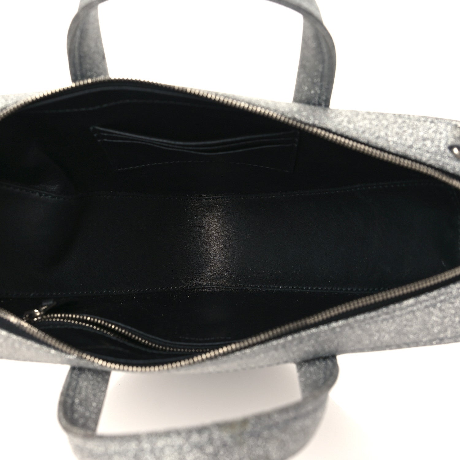 Balenciaga Glitter XS Triangle Duffle Argent Black 5 of 7