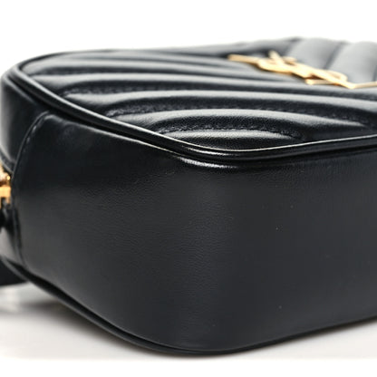 Saint Laurent Calfskin Matelasse Monogram Lou Belt Bag Black 9 of 10