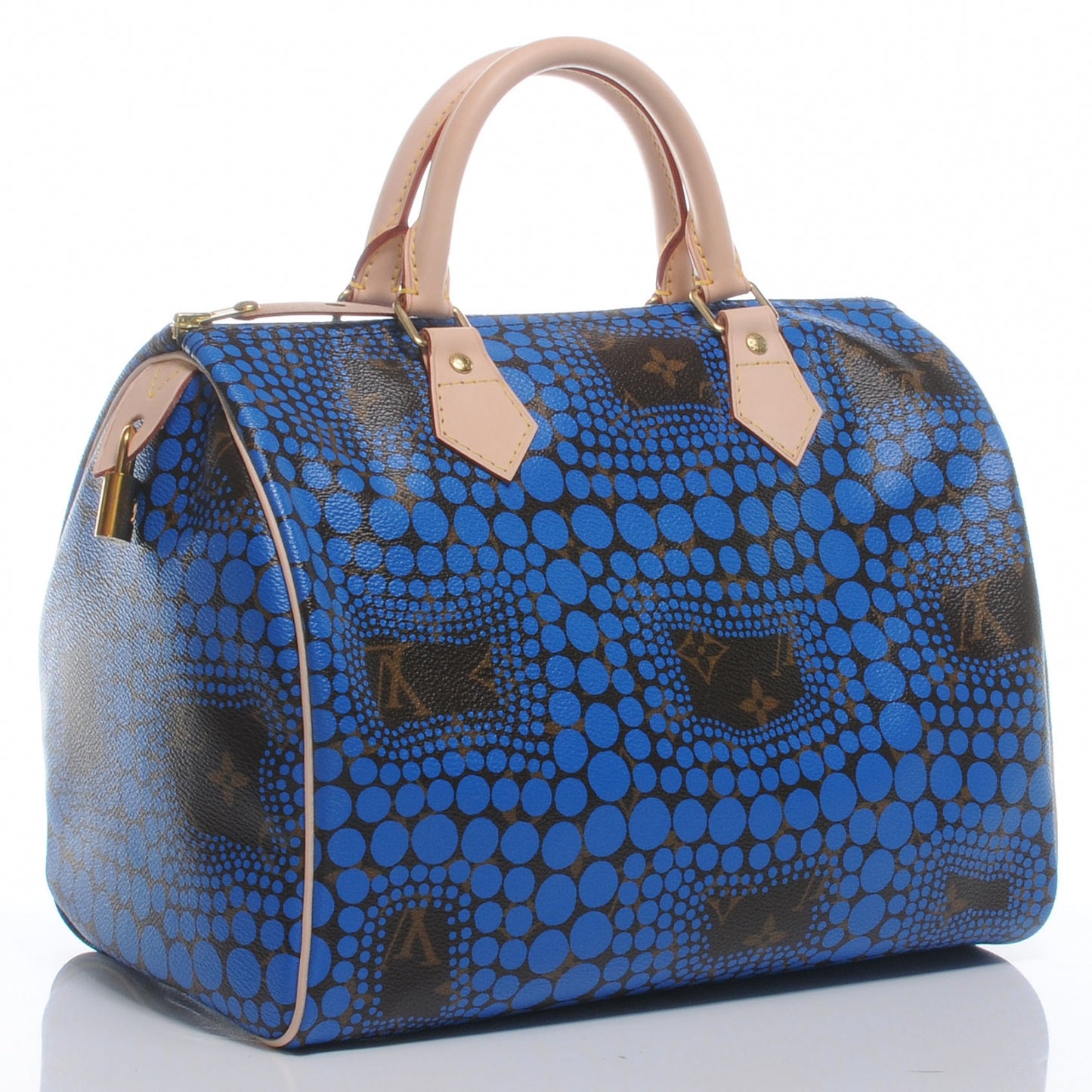 Monogram Kusama Town Speedy 30 Blue
